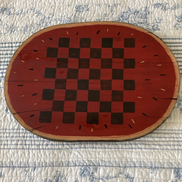 Handcrafted Watermelon 🍉 Checkerboard - Picture 4 of 4